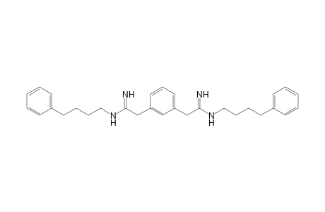 N-(4-Phenyl-butyl)-2-{3-[N-(4-phenyl-butyl)-carbamimidoylmethyl]-phenyl}-acetamidine