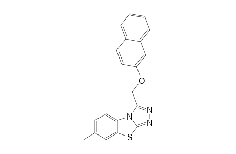 6-Methyl-1-(2-naphthyloxymethyl)-[1,2,4]triazolo[3,4-b][1,3]benzothiazole