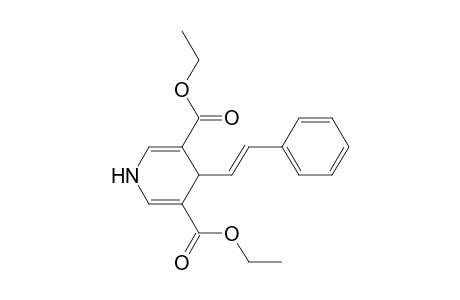 4-[(E)-2-phenylethenyl]-1,4-dihydropyridine-3,5-dicarboxylic acid diethyl ester
