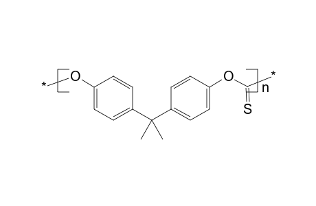 Poly(thiocarbonate) of bisphenol a
