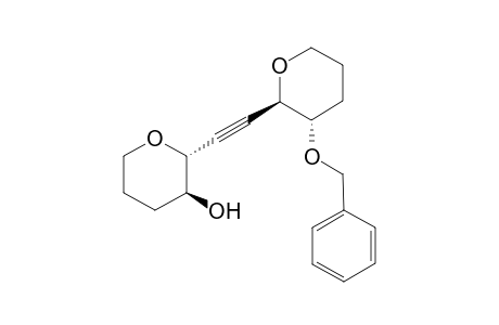(2R,3S)-2-[2-[(2R,3S)-3-benzoxytetrahydropyran-2-yl]ethynyl]tetrahydropyran-3-ol