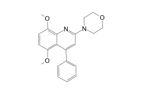 5,8-Dimethoxy-2-(1-morpholino)-4-phenylquinoline