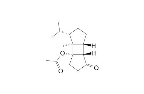 (1R,2S,6S,7S,8S)-6-(Acetoxy)-8-isopropyl-7-methylTricyclo[5.3.0.0(2,6)]-3-decanone
