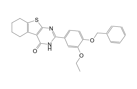 benzo[4,5]thieno[2,3-d]pyrimidin-4(3H)-one, 2-[3-ethoxy-4-(phenylmethoxy)phenyl]-5,6,7,8-tetrahydro-