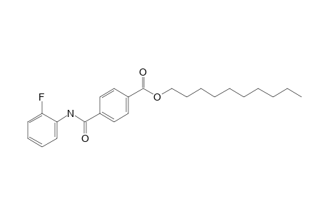 Terephthalic acid, monoamide, N-(2-fluorophenyl)-, decyl ester