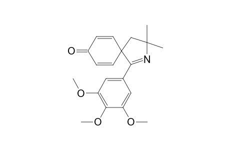 2-Azaspiro[4.5]deca-1,6,9-trien-8-one, 3,3-dimethyl-1-(3,4,5-trimethoxyphenyl)-