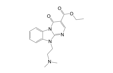 10-(2-Dimethylamino-ethyl)-4-oxo-4,10-dihydro-benzo[4,5]imidazo[1,2-a]pyrimidine-3-carboxylic acid ethyl ester