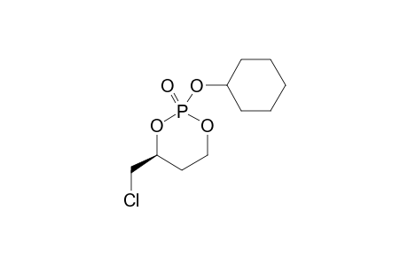 2-OXO-2-CYCLOHEXYLOXY-4-CHLOROMETHYL-1,3,2-DIOXAPHOSPHORINANE