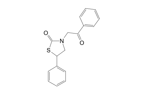 3-(BENZOYLMETHYL)-5-PHENYLTHIAZOLIDIN-2-ONE