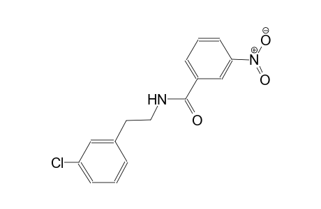 N-[2-(3-chlorophenyl)ethyl]-3-nitrobenzamide