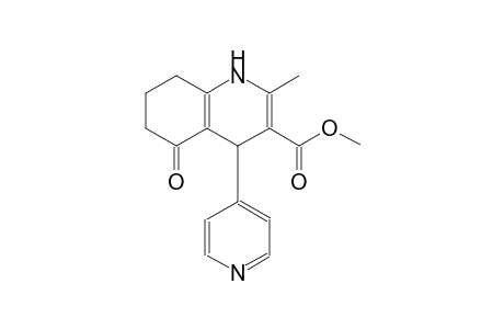 3-quinolinecarboxylic acid, 1,4,5,6,7,8-hexahydro-2-methyl-5-oxo-4-(4-pyridinyl)-, methyl ester