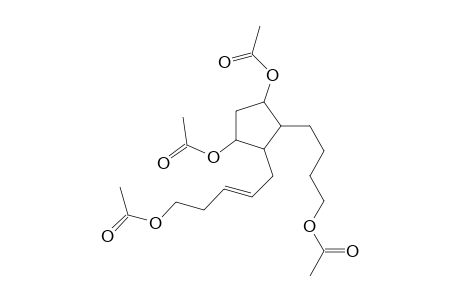 1,3-Di(acetoxy)-4-(4-(acetoxy)butyl)-5-(5-(acetoxy)-2-pentenyl)cyclopentane