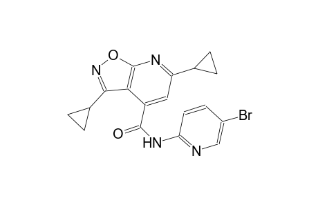 isoxazolo[5,4-b]pyridine-4-carboxamide, N-(5-bromo-2-pyridinyl)-3,6-dicyclopropyl-