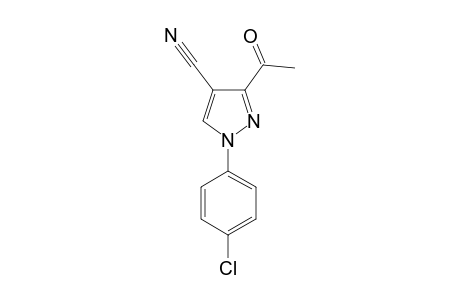 3-ACETYL-1-(4-CHLOROPHENYL)-1H-PYRAZOLE-4-CARBONITRILE