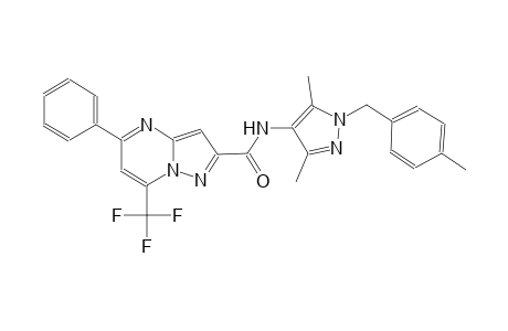 N-[3,5-dimethyl-1-(4-methylbenzyl)-1H-pyrazol-4-yl]-5-phenyl-7-(trifluoromethyl)pyrazolo[1,5-a]pyrimidine-2-carboxamide