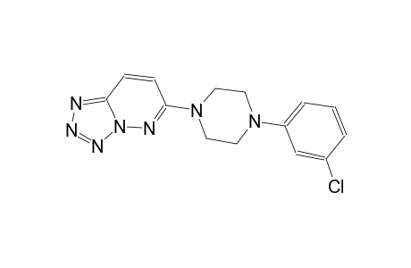 6-[4-(3-Chlorophenyl)-1-piperazinyl]tetraazolo[1,5-b]pyridazine