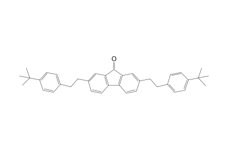 2,7-bis{2'-[4"-(t-Butyl)phenyl]ethyl}-9H-fluoren-9-one