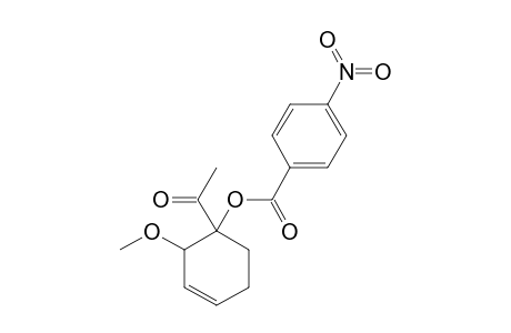 [1R*,2R*]-1-ACETYL-2-METHOXY-3-CYCLOHEXEN-1-YL-PARA-NITROBENZOATE