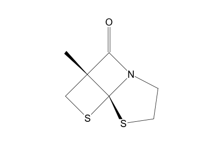 4-METHYL-2,9-DITHIA-6-AZATRICYCLO-[4.3.0.0]-NONAN-4-ONE