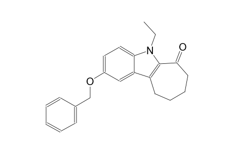Cyclohepta[b]indol-6(5H)-one, 5-ethyl-7,8,9,10-tetrahydro-2-(phenylmethoxy)-