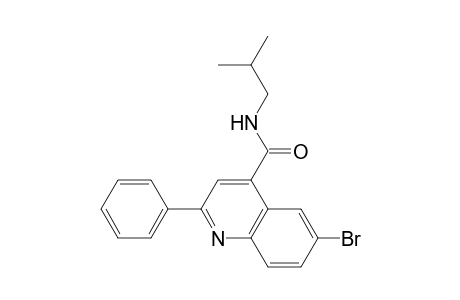 Quinoline-4-carboxyamide, 6-bromo-2-phenyl-N-isobutyl-
