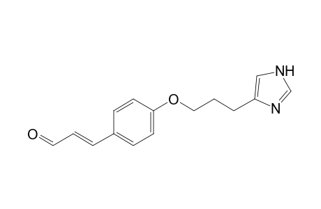 (E)-3-[4-[3-(1H-imidazol-5-yl)propoxy]phenyl]-2-propenal
