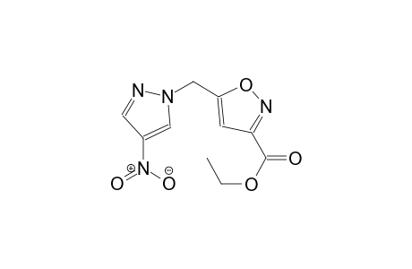 3-isoxazolecarboxylic acid, 5-[(4-nitro-1H-pyrazol-1-yl)methyl]-, ethyl ester