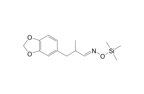 1,3-Benzodioxole-5-propanal, .alpha.-methyl-, oxime, trimethylsilyl ether (isomer 2)