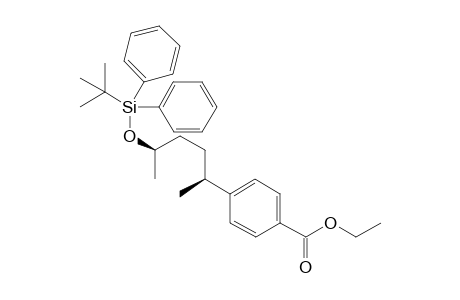ethyl 4-[(1S,4R)-4-[tert-butyl(diphenyl)silyl]oxy-1-methyl-pentyl]benzoate