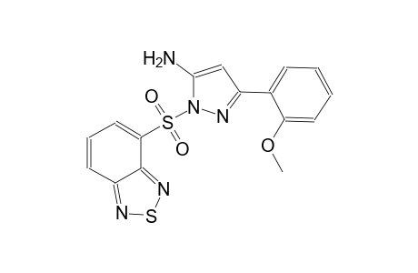 1H-pyrazol-5-amine, 1-(2,1,3-benzothiadiazol-4-ylsulfonyl)-3-(2-methoxyphenyl)-