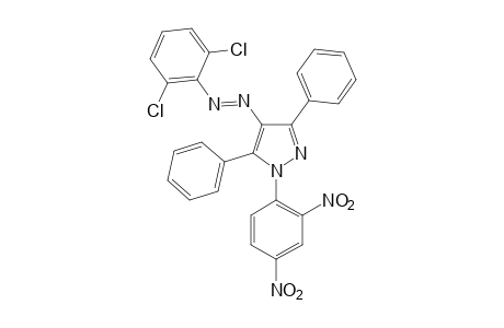 4-[(2,6-DICHLOROPHENYL)AZO]-1-(2,4-DINITROPHENYL)-3,5-DIPHENYLPYRAZOLE