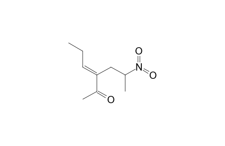 (E)-3-(2-nitropropyl)-3-hexen-2-one