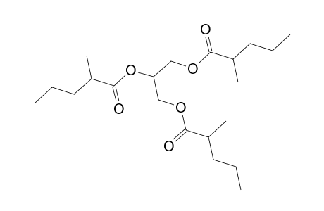 Pentanoic acid, 2-methyl-, 1,2,3-propanetriyl ester