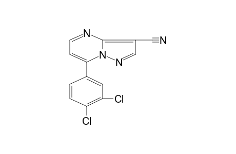 7-(3,4-DICHLOROPHENYL)PYRAZOLO[1,5-a]PYRIMIDINE-3-CARBONITRILE