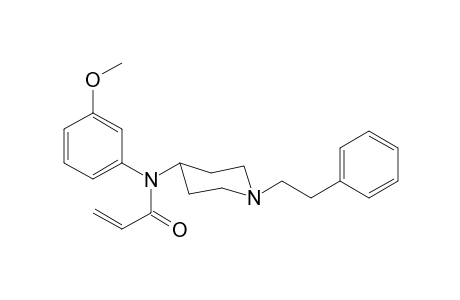 N-(3-Methoxyphenyl)-N-[1-(2-phenylethyl)piperidin-4-yl]prop-2-enamide
