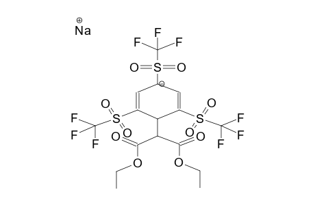 SODIUM 1-BIS(ETHOXYCARBONYL)METHYL-2,4,6-TRIS(TRIFLUOROMETHYLSULPHONYL)-2,5-CYCLOHEXADIENOATE