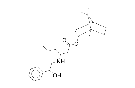 BICYCLO[2.2.1]HEPTANE, 1,7,7-TRIMETHYL-2-(5-AZA-7-HYDROXY-7-PHENYL-1-OXA-2-OXO-1-HEPTYL)-
