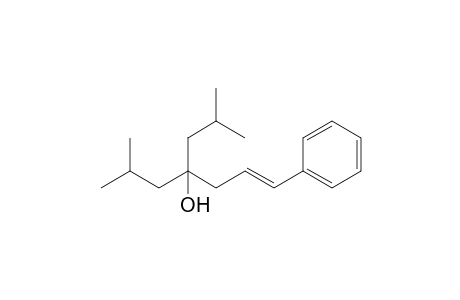 4-Isobutyl-6-methyl-1-phenylhept-1-en-4-ol