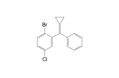1-Bromo-4-chloro-2-[cyclopropylidene(phenyl)methyl]benzene