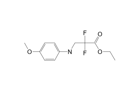 2,2-difluoro-3-[(4-methoxyphenyl)amino]propionic acid ethyl ester