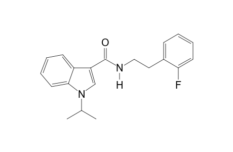 N-[2-(2-Fluorophenyl)ethyl]-1-(propan-2-yl)-1H-indole-3-carboxamide