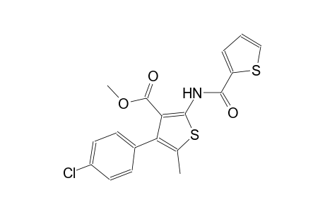 methyl 4-(4-chlorophenyl)-5-methyl-2-[(2-thienylcarbonyl)amino]-3-thiophenecarboxylate