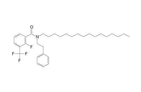 Benzamide, 2-fluoro-3-trifluoromethyl-N-(2-phenylethyl)-N-hexadecyl-