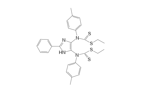 2-Phenyl-4,5-bis(4-tolylethyldithiocarbamato)-1H-imidazole