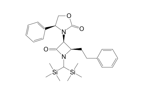 (3S,4R)-1-[Bis(trimethylsilyl)methyl]-4-(phenylethyl)-3-[(4S)-2-oxo-4-phenyloxazolidin-3-yl]azetidin-2-one
