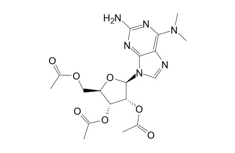 Adenosine, 2-(dimethylamino)-, 2',3',5'-triacetate
