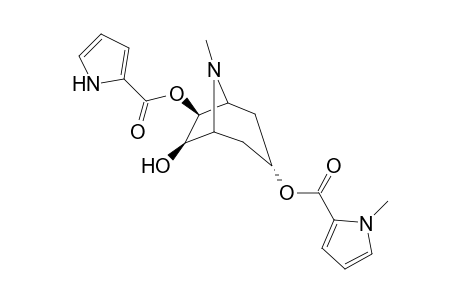 3.alpha.-(1-methyl-1H-pyrrol-2-ylcarbonyloxy)-6.beta.-(1H-pyrrol-2-ylcarbonyloxy)-7.beta.-hydroxytropane