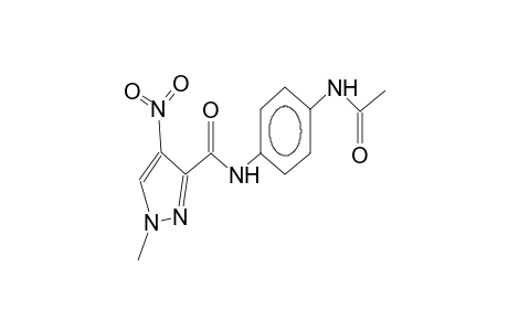 N-[4-(Acetylamino)phenyl]-1-methyl-4-nitro-1H-pyrazole-3-carboxamide
