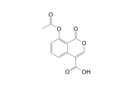 8-Acetoxy-1-keto-isochromene-4-carboxylic acid