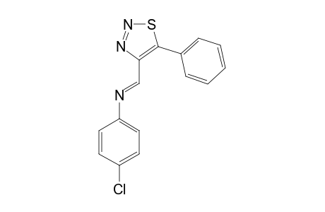 4-(4-CHLOROPHENYL)-IMINOMETHYL-5-PHENYL-1,2,3-TRIAZOLE